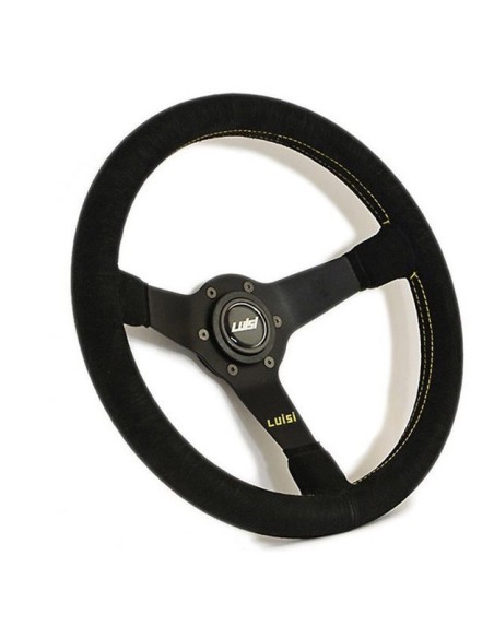 Volante universale Luisi Mirage 350mm in camoscio nero