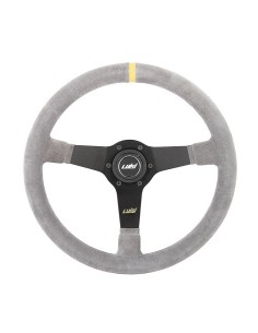 Volante universale Luisi Mirage Corsa 350mm in camoscio grigio