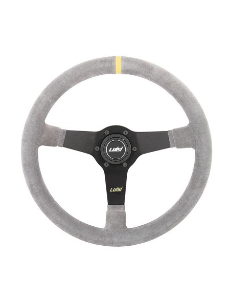 Volante universale Luisi Mirage Corsa 350mm in camoscio grigio
