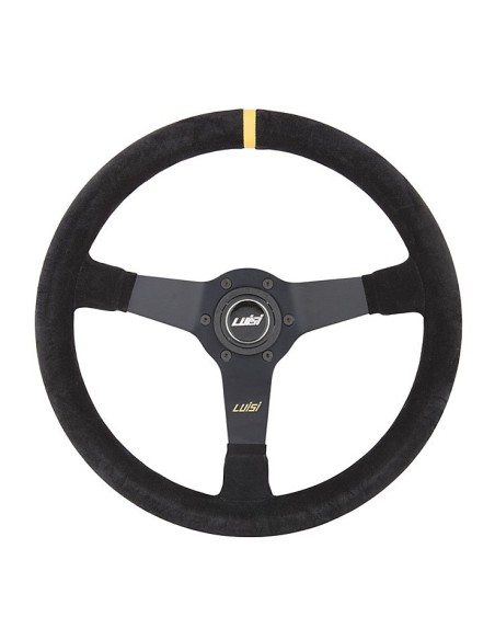 Volante universale Luisi Mirage Corsa 350mm in camoscio nero