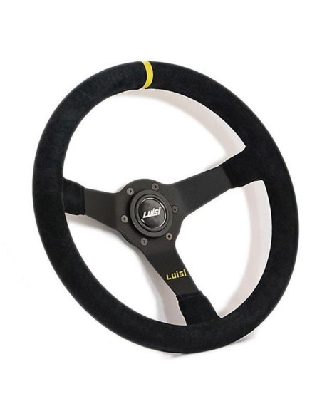 Volante universale Luisi Mirage Corsa 350mm in camoscio nero