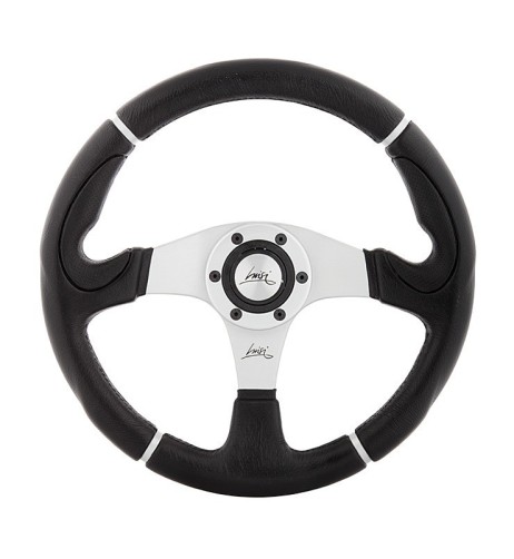 Volante universale Luisi Orion 360mm in poliuretano nero
