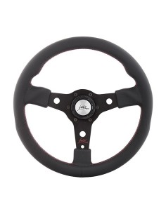 Volante universale Luisi Racing 350mm in pelle nera