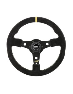 Volante universale Luisi Racing Corsa 350mm in camoscio nero