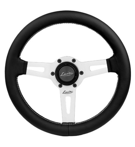 Volante universale Luisi Sharav 315mm in pelle nera