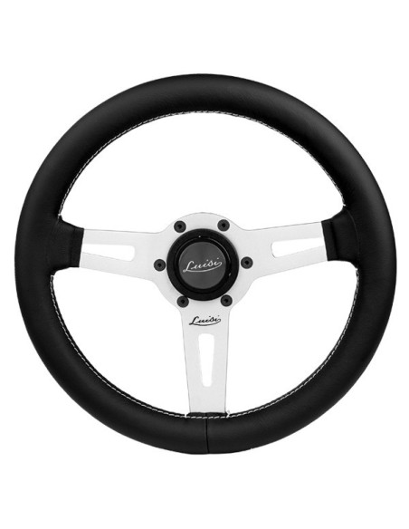 Volante universale Luisi Sharav 315mm in pelle nera