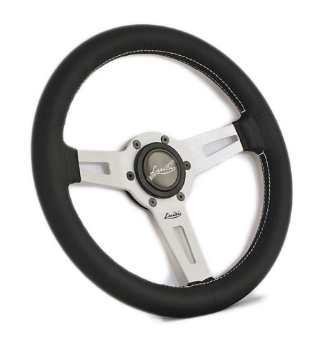 Volante universale Luisi Sharav 315mm in pelle nera