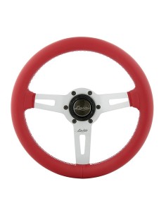 Volante universale Luisi Sharav 315mm in pelle rossa