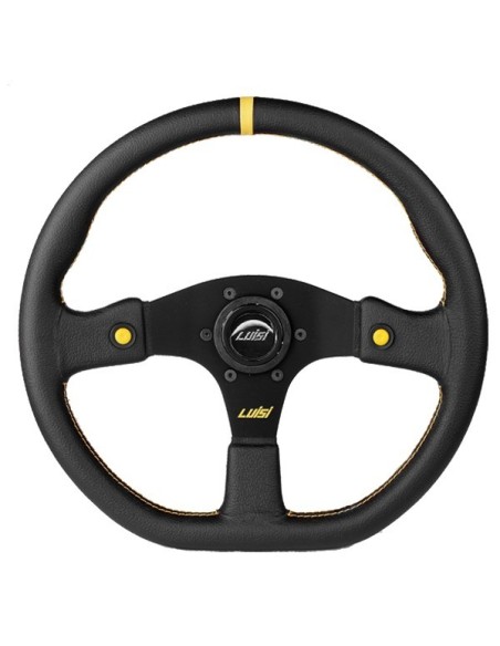 Volante universale Luisi Stealth Corsa HP 355mm in camoscio