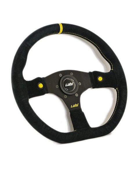 Volante universale Luisi Stealth Corsa HP 355mm in camoscio