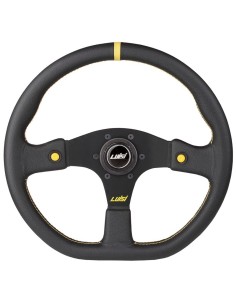 Volante universale Luisi Stealth Corsa HP 355mm in pelle