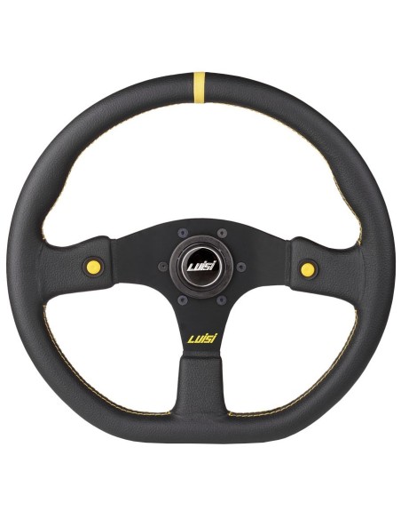 Volante universale Luisi Stealth Corsa HP 355mm in pelle