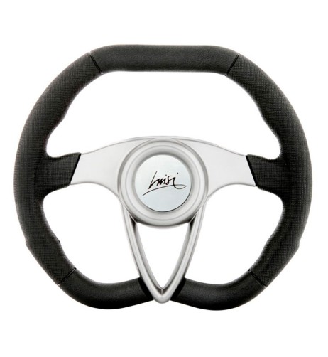 Volante universale sportivo Luisi Auro 350mm in ploliuretano nero