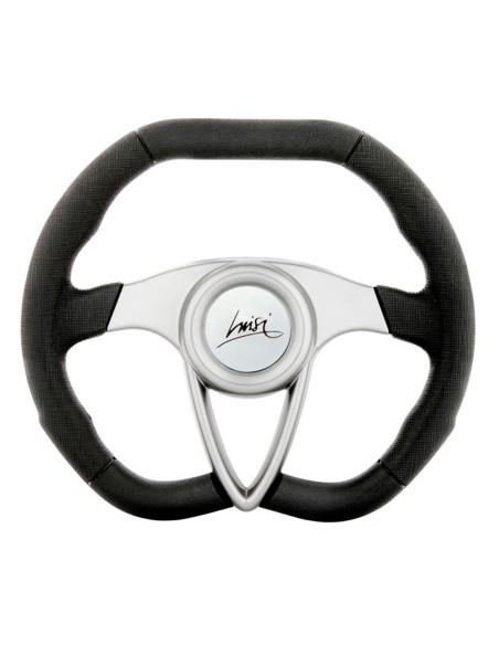 Volante universale sportivo Luisi Auro 350mm in ploliuretano nero