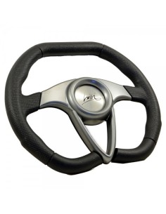 Volante universale sportivo Luisi Auro 350mm in ploliuretano nero 2