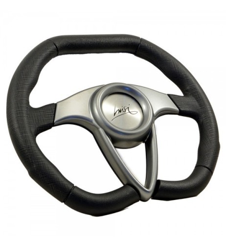 Volante universale sportivo Luisi Auro 350mm in ploliuretano nero