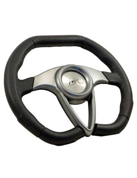 Volante universale sportivo Luisi Auro 350mm in ploliuretano nero