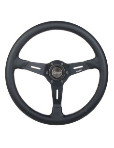 Volante universale vintage Luisi Mistral 372mm in pelle