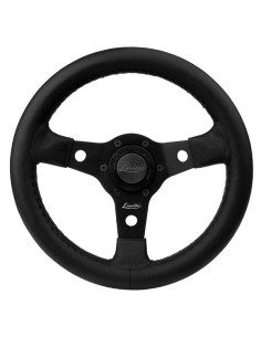 Volante universale vintage Luisi Nibbio 320mm in poliuretano con razza nera