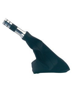 Kit completo leva freno a mano diametro 25mm e cuffia in pelle nera