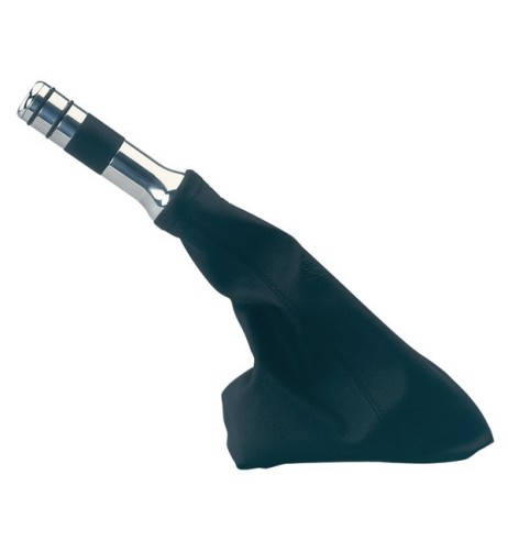 Kit completo leva freno a mano diametro 25mm e cuffia in pelle nera