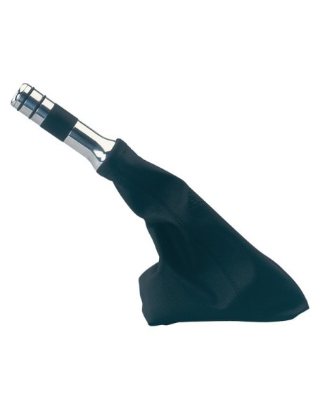 Kit completo leva freno a mano diametro 25mm e cuffia in pelle nera