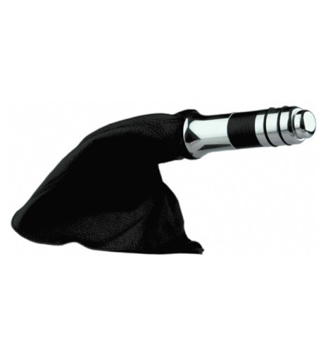 Kit completo leva freno a mano diametro 30mm e cuffia in pelle nera