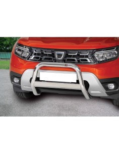 Bull Bar protezione anteriore inox lucido 60mm Dacia Duster 2021 2023