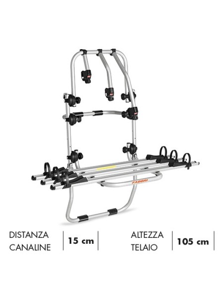 Portabici 3 bici posteriore da portellone VAN BICI OK VAN MTB