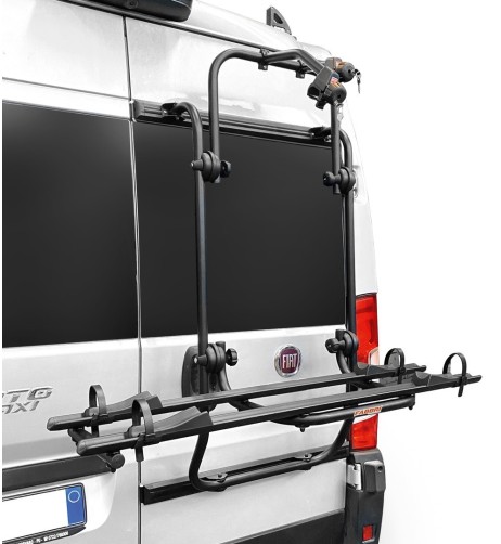 Portabici 2 bici posteriore nero per camper Crafter Sprinter