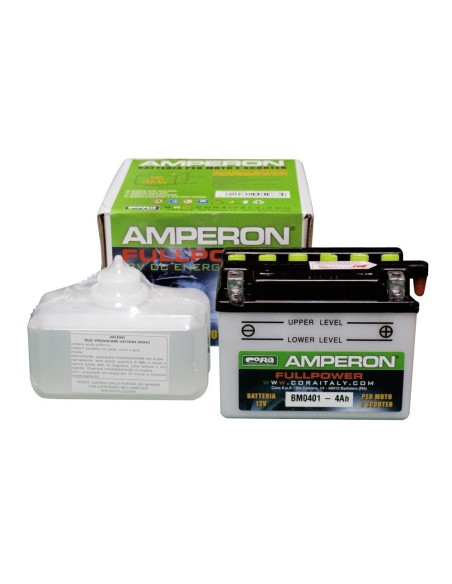 Batteria moto scooter piombo antimonio 4Ah 56A 12V CB4L B SM YB4L B SM 120x