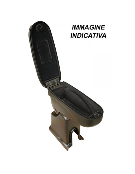 Bracciolo portaoggetti similpelle nero Citroen Berlingo dal 2018 c consolle