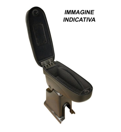 Bracciolo portaoggetti similpelle nero Fiat Qubo 2008 2020