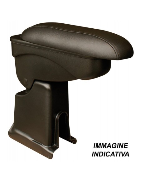 Bracciolo portaoggetti similpelle nero Ford Fusion dal 2002