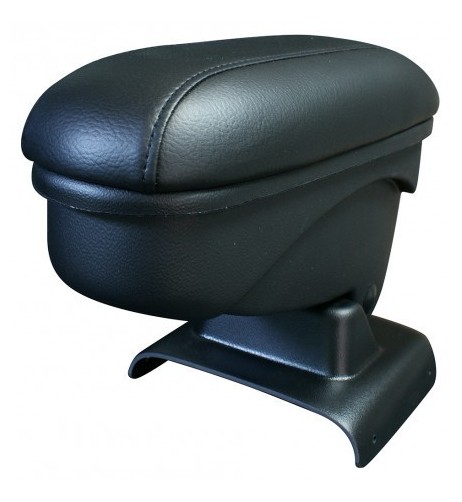 Bracciolo portaoggetti similpelle nero Mazda 2 dal 2015