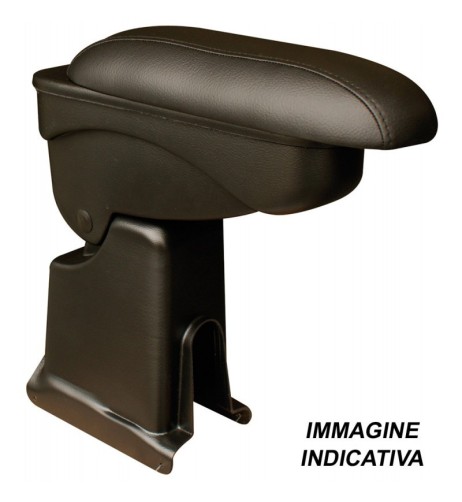 Bracciolo portaoggetti similpelle nero Seat Ibiza III 2002-2008