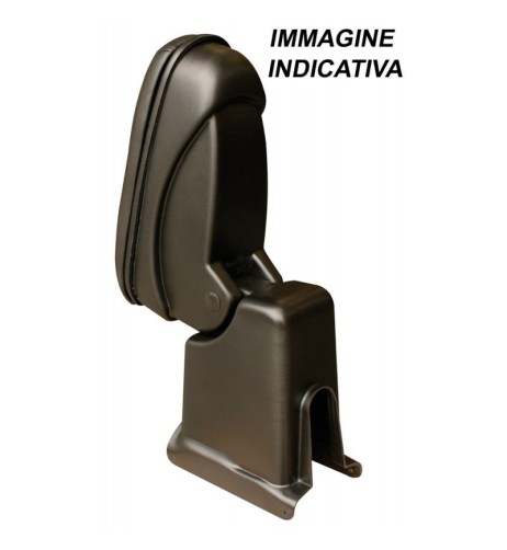 Bracciolo portaoggetti similpelle nero Skoda Fabia 2007-2014