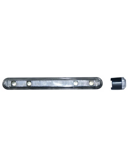 Coppia fari effetto diurno 6 led omologati DSL slim 12V RING