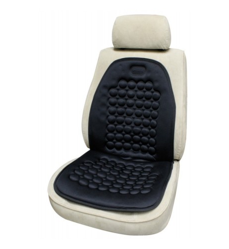 Coprisedile singolo schienale ergonomico rilassante nero