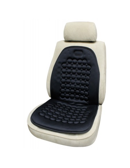 Coprisedile singolo schienale ergonomico rilassante nero