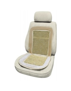 Coprisedile singolo schienale pluristagionale con microsfere beige