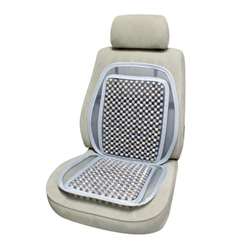 Coprisedile singolo schienale pluristagionale con supporto lombare grigio