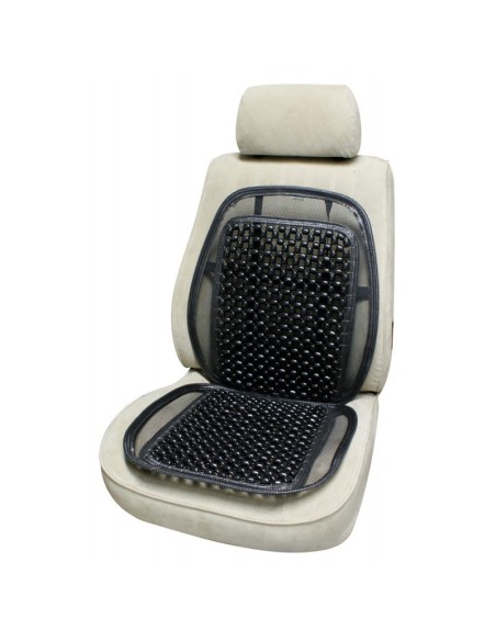 Coprisedile singolo schienale pluristagionale con supporto lombare nero