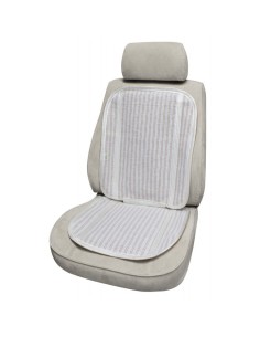 Coprisedile singolo schienale traspirante Active Fresh rigato chiaro