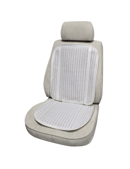 Coprisedile singolo schienale traspirante Active Fresh rigato chiaro