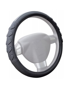Coprivolante auto 37 39cm universale poliuretano nero con grip