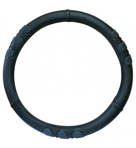 Coprivolante auto 37 39cm universale tessuto con grip in silicone