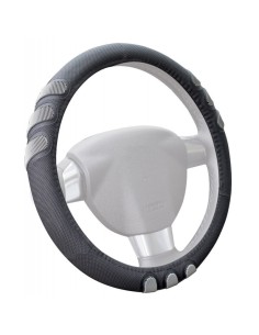Coprivolante auto 37 39cm universale tessuto con grip in silicone 2