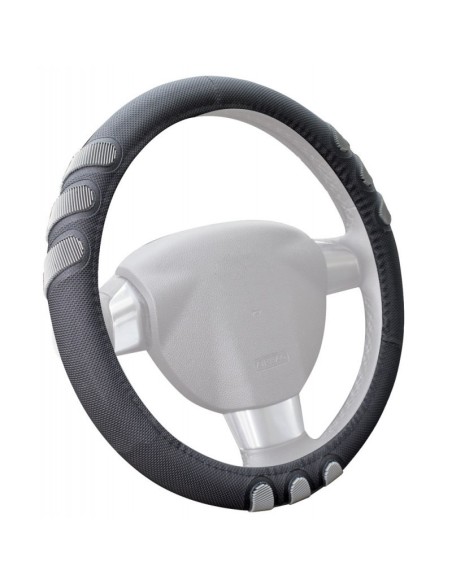 Coprivolante auto 37 39cm universale tessuto con grip in silicone