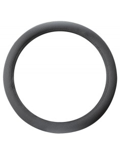 Coprivolante auto 37 39cm universale tessuto grigio antigrip